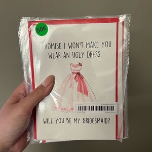 Will you be my bridesmaid cards